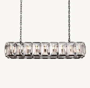 Harlow Crystal Rectangular Chandelier 42" 55" 62" 74"