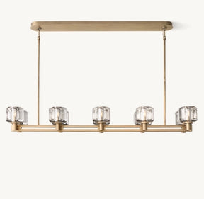 Demaret Double and Single Linear Chandelier 54'' 72''