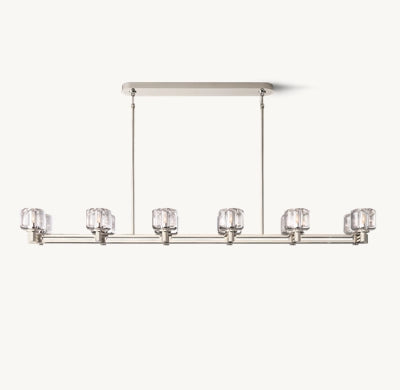 Demaret Double and Single Linear Chandelier 54'' 72''