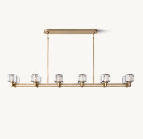 Demaret Double and Single Linear Chandelier 54'' 72''