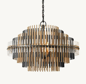 Emil Round Chandelier For Metal 24" 32" 42"