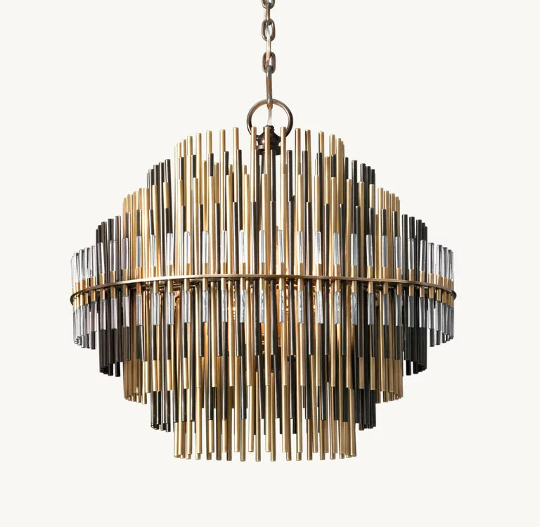 Emil Round Chandelier For Metal 24" 32" 42"