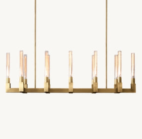 Clean Lines Linear Chandelier 55'' 67''