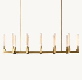 Clean Lines Linear Chandelier 55'' 67''