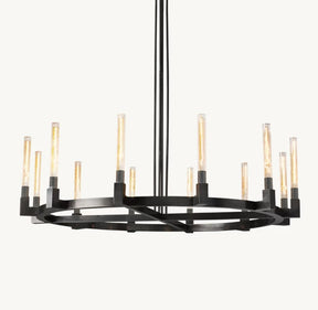 Clean Lines Round Chandelier 36'' 60'' 72''