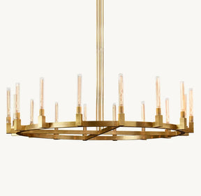 Clean Lines Round Chandelier 36'' 60'' 72''