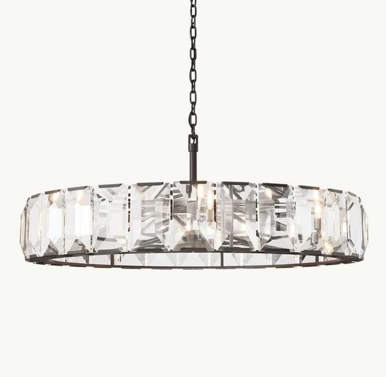 Harlow Crystal Round Chandelier 19'' 31'' 43''  60''