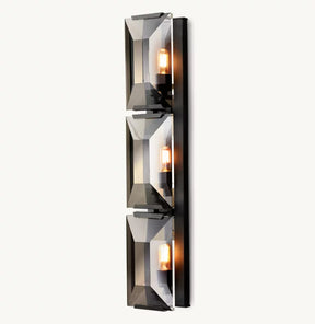 Harlow Crystal Triple Sconce 32"H