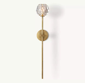 Belle De Crystal Single Ball Wall Sconce