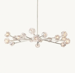 Belle Round Chandelier Clear and Smoke 24'' 36'' 48'' 60'' 72''