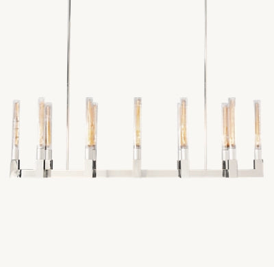 Clean Lines Linear Chandelier 55'' 67''