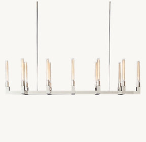 Clean Lines Linear Chandelier 55'' 67''