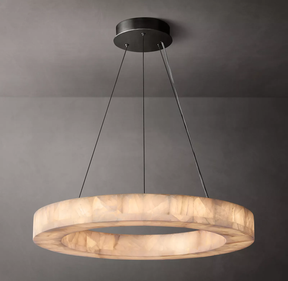 Handmade Calcite Round Chandelier31″ 40'' 60''