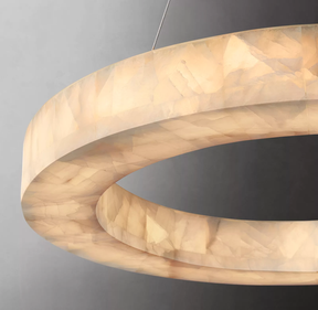 Handmade Calcite Round Chandelier31″ 40'' 60''