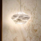 Dina Alabaster Modern Comet Pendant