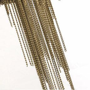 Aluminum Chain Tassel Pendant Chandelier