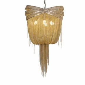 Aluminum Chain Tassel Pendant Chandelier