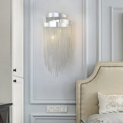 Modern Chain Tassel<br> 3 Lights Stacking Wall Sconce