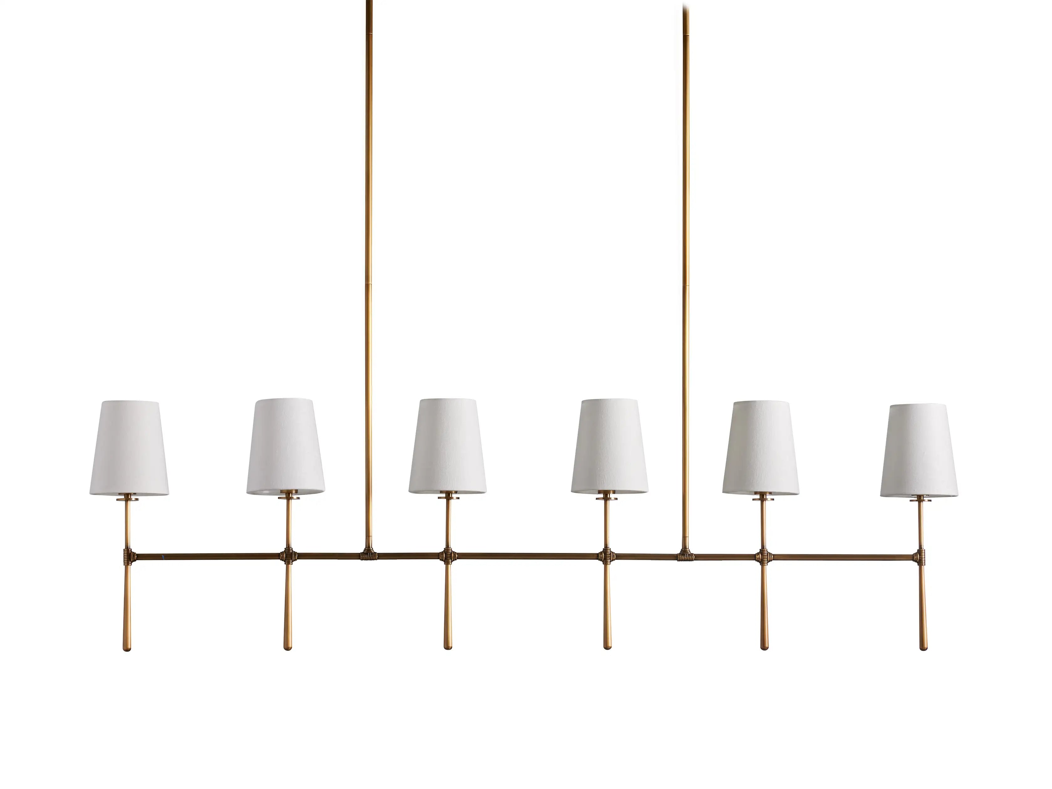 Rhodes Brass Linear Chandelier