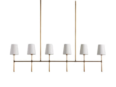 Rhodes Brass Linear Chandelier