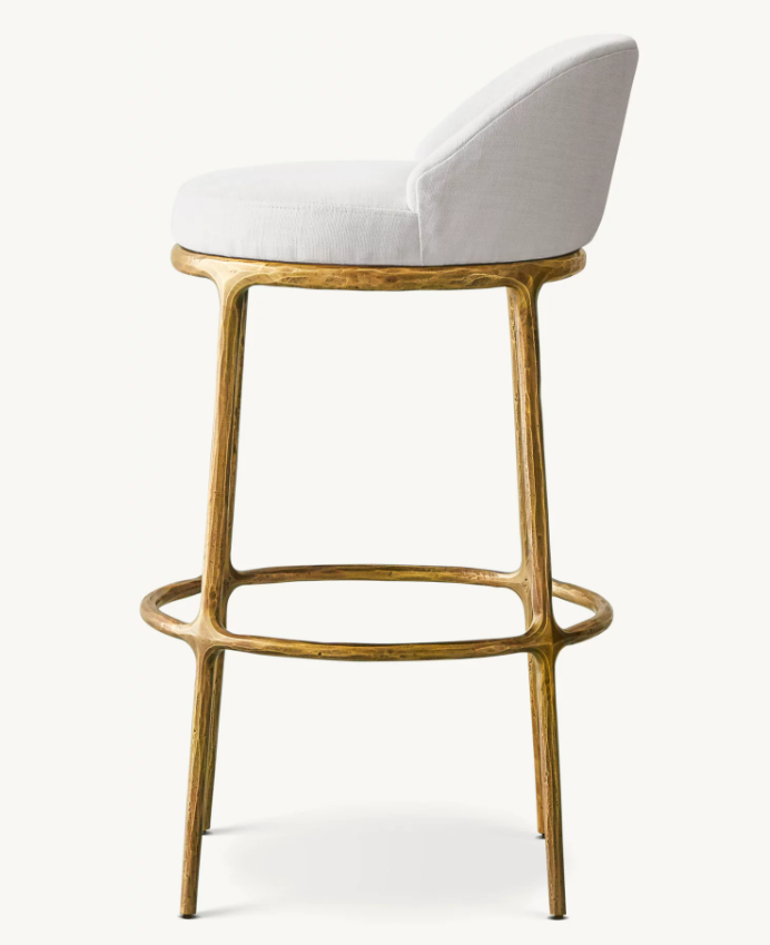 Customize -THADDEUS FABRIC SWIVEL COUNTER STOOL 24''H