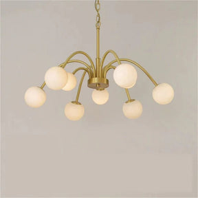 Opulent Alabaster Chandelier Light