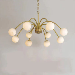 Opulent Alabaster Chandelier Light