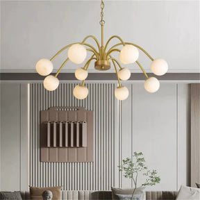 Opulent Alabaster Chandelier Light