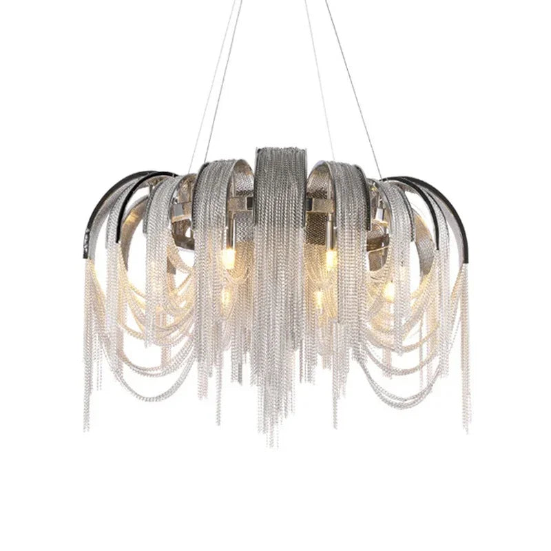 Teresa Cadena Chain Tassel Modern Chandelier