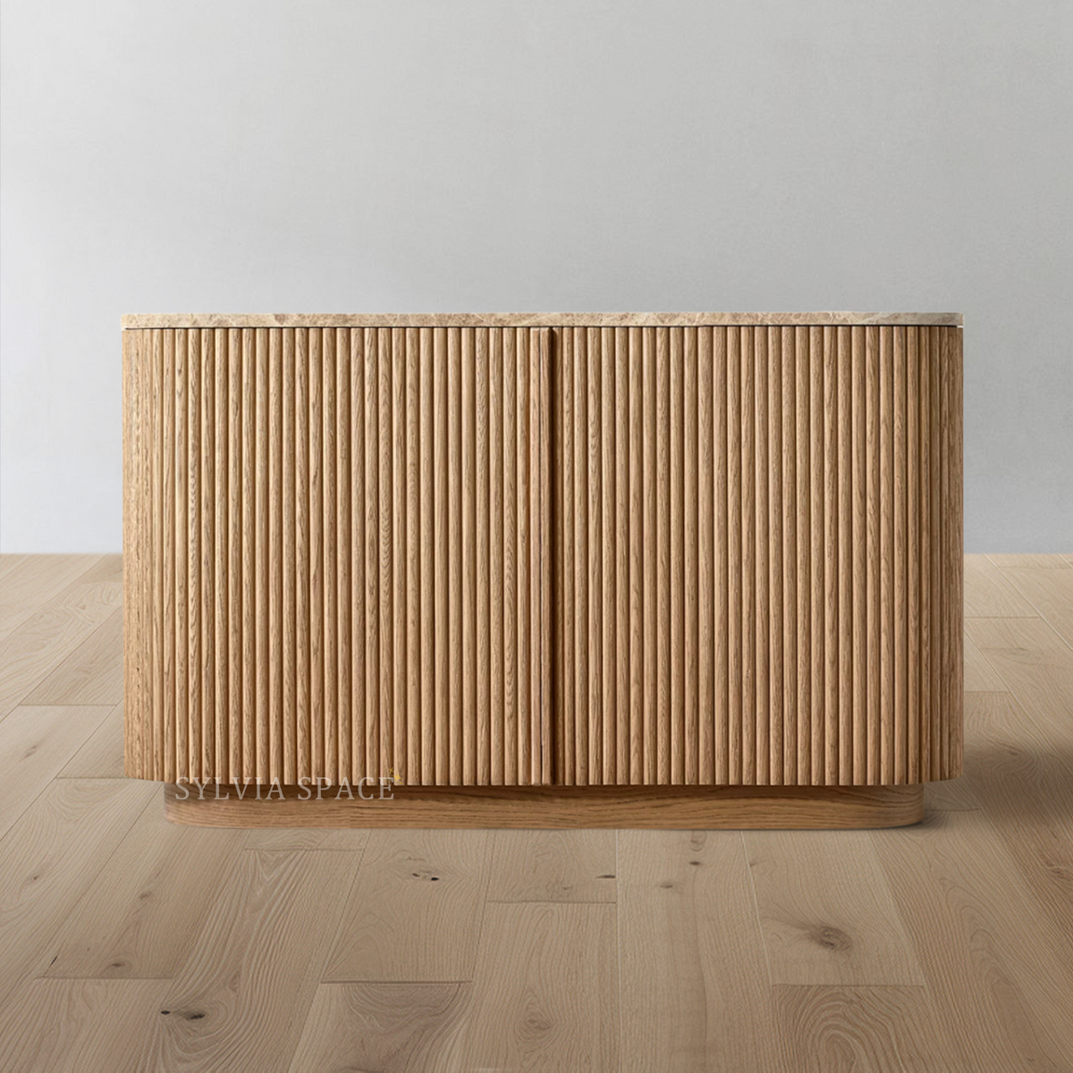 Mulholland Stone Double-Door Sideboard