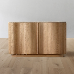 Mulholland Stone Double-Door Sideboard