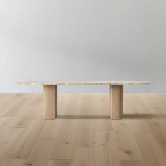 Mulholland Stone Rectangular Dining Table