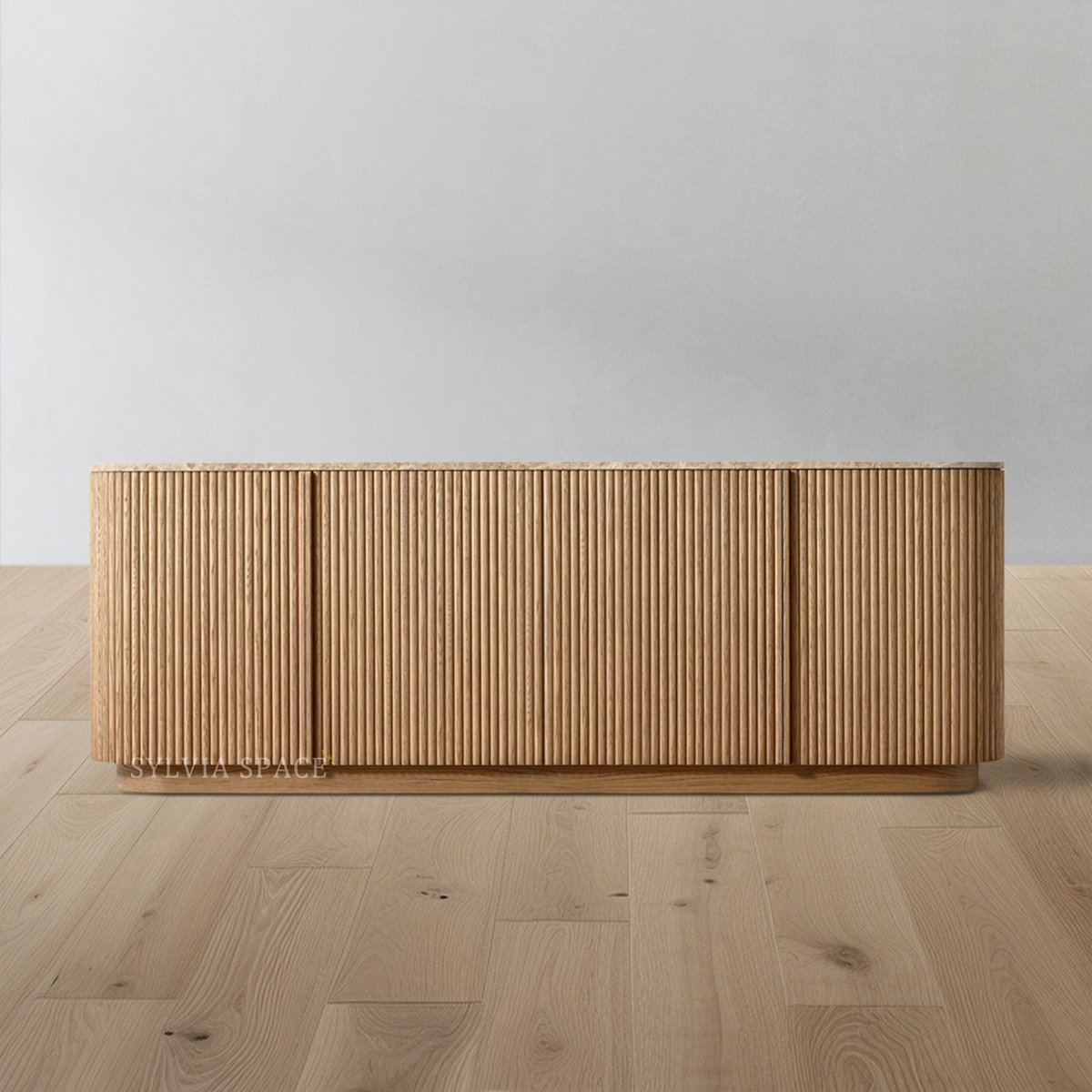 Mulholland Stone 4-door Sideboard