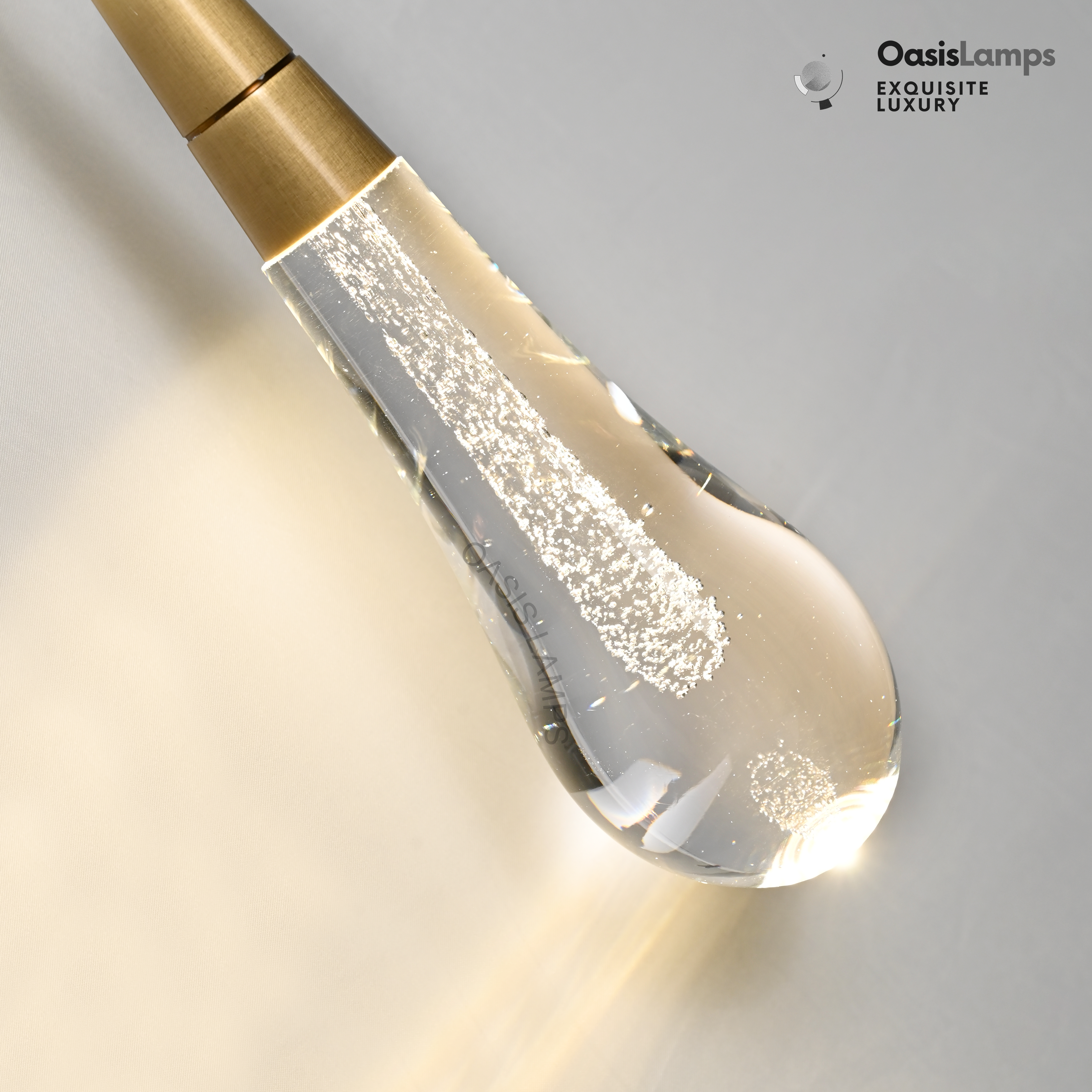 Elara Solitaires Round Crystal Pendant-3 lights 5 lights 7 lights#color_brass