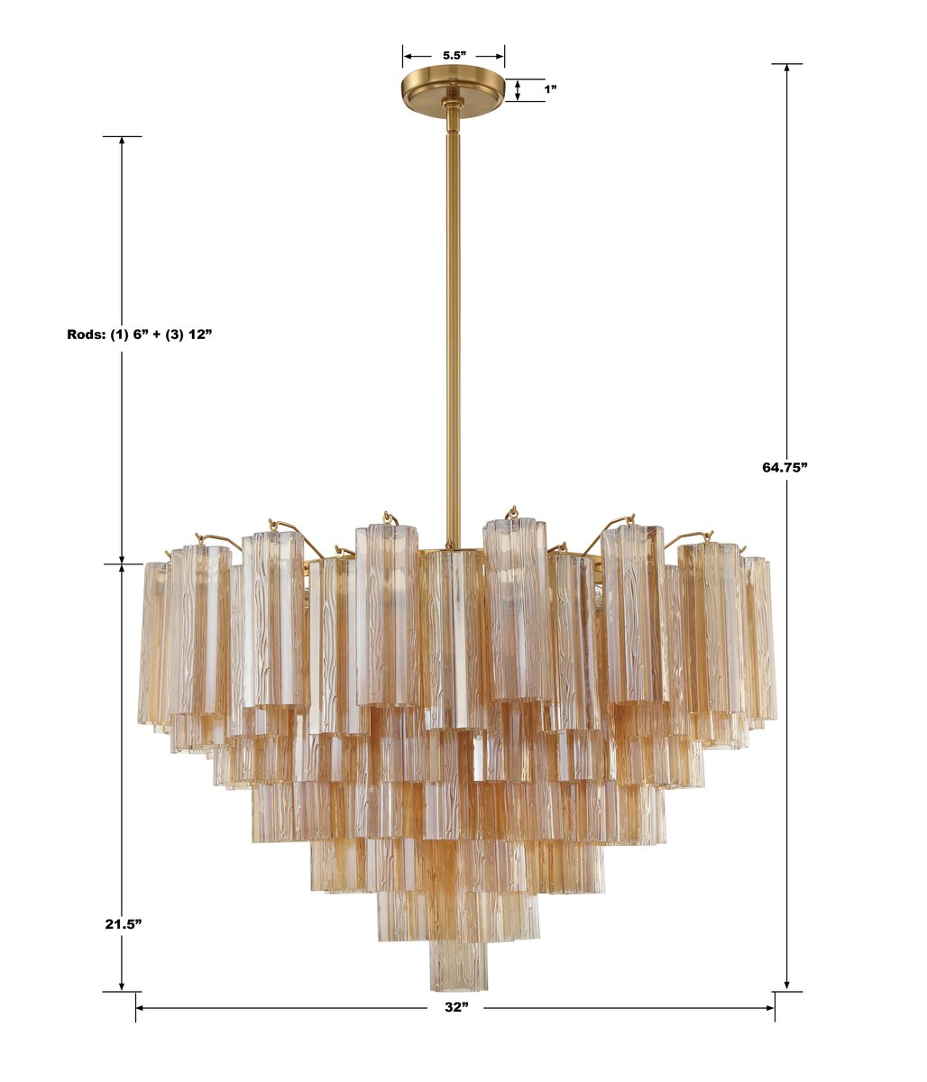 Ddis Chandelier 17.8" 19.8" 22" 26.8" 32''DAddis Chandelier 17.8" 19.8" 22" 26.8" 32''D